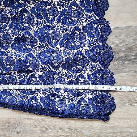Eliza J Blue Lace Dress - Picture 8 of 15
